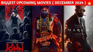 BIGGEST UPCOMING MOVIES OF DECEMBER 2024 . #southmoviesupdate #bollywood #upcomingmovie#december2024