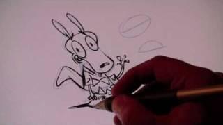 Creator of Rocko's Modern Life Drawing Rocko