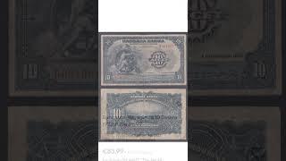 Kingdom of serb,Croats and Slovenians  1920 10 dinara very rare banknote#oldcoins#banknotes#numiz...