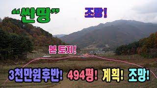 싼땅 급매 3천만원후반 1515㎡ 458평 계획관리지역 조망 좋아요 주말농장 체류형쉼터부지  도로 정비 농업경영체 충북 단양군 대강면 신구리 토지 매매 단양부동산 대강부동산 급매