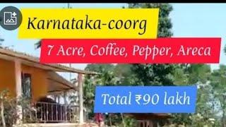 7 Acre Coffee and Mixed Agri Farm With Farm House For Sale | Coorg | Madikeri | Karnataka