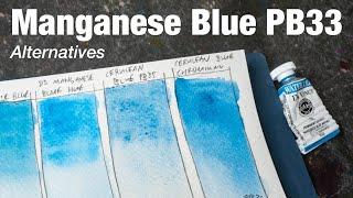 Alternatives for Manganese Blue PB33