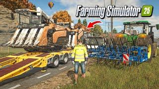 BUYING New RICE Harvester & WHEAT Harvest In Fs25 | Farming Simulator 25 | Timelapse |