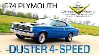 1974 Plymouth Duster Restomod Video V8TV V8 Speed & Resto Shop