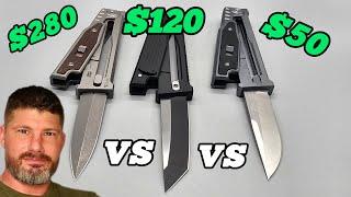 Budget Reate EXO Gravity Knife CLONE Compared To The Real Deals