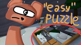 A simple puzzle in a super bear adventure  animation