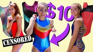 TRYING ON GYMNASTICS LEOTARDS UNDER $20