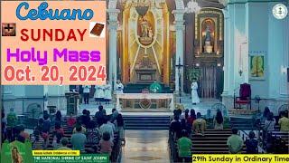 Oct. 20, 2024 Cebuano Sunday Mass(anticipated-10/19)@Nat'l. Shrine of St.Joseph(Cebu)*29th Ord. Time