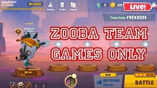 Zooba Team Games Only Live  | Zooba Live