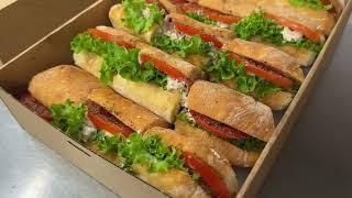 Chicken Ciabatta Catering Box - Le Bon Choix