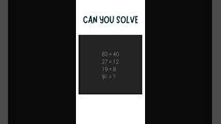 maths riddles #puzzlescapes #canyousolveit #