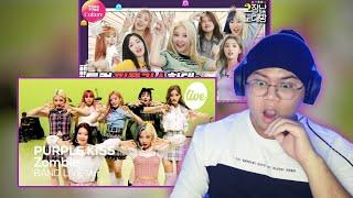 REACTION to PURPLE KISS - “Zombie” Band LIVE Concert and TongTongTv.