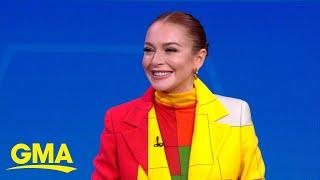 Lindsay Lohan talks new film, 'Falling for Christmas' l GMA