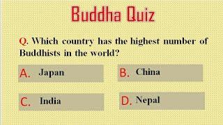 Buddhism GK Quiz in English | Buddha Quiz in English | Quiz on Buddha purnima | GK questions