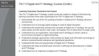 Learn ITIL® 4 Digital and IT Strategy online | Koenig Solutions