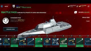 Modern Warship - January Battle Pass items