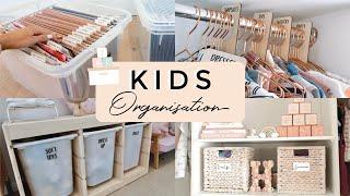 TOP ORGANISATION IDEAS FOR YOUR KIDS ROOM!! Hacks for organising kids items/ Steph Pase