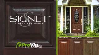 Signet Fiberglass Entry Door by ProVia Door  YouTube