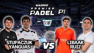 Madrid Premier Padel P1: Pista Central  | Stupaczuk / Yanguas vs Libaak / Ruiz #premierpadel