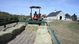 Hayrides and safety measures at Treworgy Family Orchard