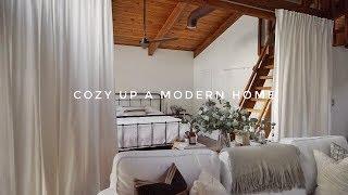 How To Cozy Up A Modern Home