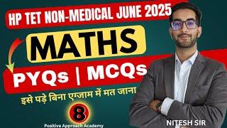 Maths : Important MCQs for HP TET NON-MEDICAL by Nitesh sir