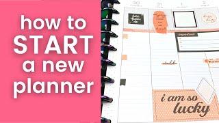 How to start a new planner SERIES part 2: How to DECORATE your planner