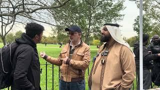 Arab Christian Challenges Wrong Muslims! Paul Williams Sh. Mohammed Speakers Corner