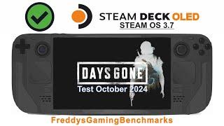 Days Gone (Test October 2024) on Steam Deck OLED with Steam OS 3.7