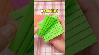 Paper sticky notes vs transparent sticky notes? #shorts