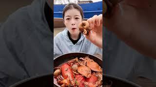 KOREAN MUKBANG, asmr mukbang seafood |한국 먹방| 韩国木袋 #355