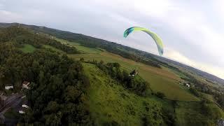 Paramotor views over West Salem, Wi.