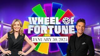 Wheel of Fortune | January 30, 2025 | FULL EPISODE