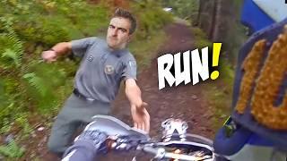 Stupid, Angry People Vs Dirt Bikers 2024 - Angry Man Chases Motorcycle!