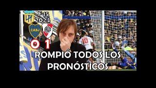 Boca 0 - River 1 - Fecha 15 - Torneo LPF 2024.