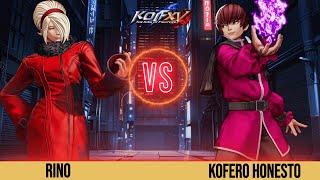 KOFXV Rino (Heidern/O.Yashiro/Ash) Vs Kofero Honesto (Vice/Goenitz/O.Chris) #kofxv