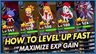 Get High Level Units FAST in Disgaea RPG! Experience & Leveling Guide! - Disgaea RPG