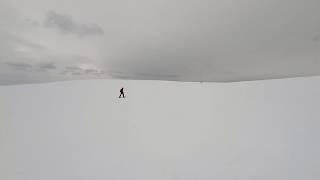 Snowshoeing in Lapland - On top of a fell