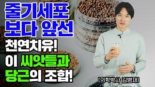 줄기세포치료 보다 당근+씨앗 조합 먹으면 세포재생 탁월합니다!
