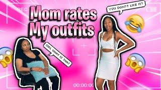 Letting my mom rate my outfits  | Asia Nicole