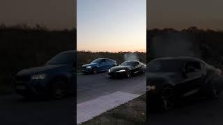 Toyota Supra 2020 vs BMW X6M Drag race