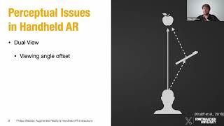 Perceptual Issues in Handheld Augmented Reality