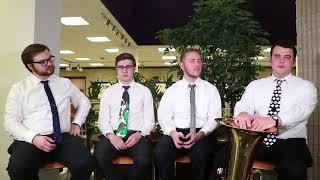 University of Akron Undergraduate Tuba Quartet Interview