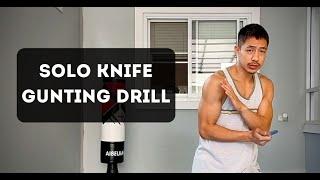 Kali Solo Knife Gunting Drill