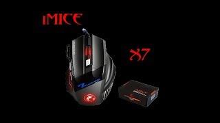 Распаковка и Обзор C АЛИЭКСПРЕСС  Супер  ИГРОВАЯ МЫШКА IMICE X7 Gaming Mouse