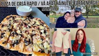 Mom life 🫶Pizza de casă rapidă / vă arăt hăinuțe /fără energie