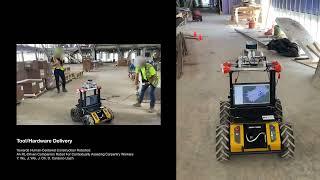 An RL-Driven Companion Robot For Contextually Assisting Carpentry Workers