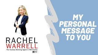 April 2020 Personal Message YOU - COVID-19 from Rachel Warrell, Realtor in Panama City Beach, FL