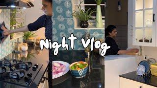 8:00-10:00 Night Vlog | കുക്കിംഗ്‌ & കിച്ചൺ ക്ലീനിങ് | Cooking & Kitchen Cleaning | Day in my life