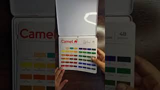 Unboxing Camel Artist Water Colour Cakes  #shorts #unboxing